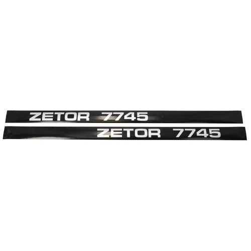 Decal Set fits Zetor 7745 62119303